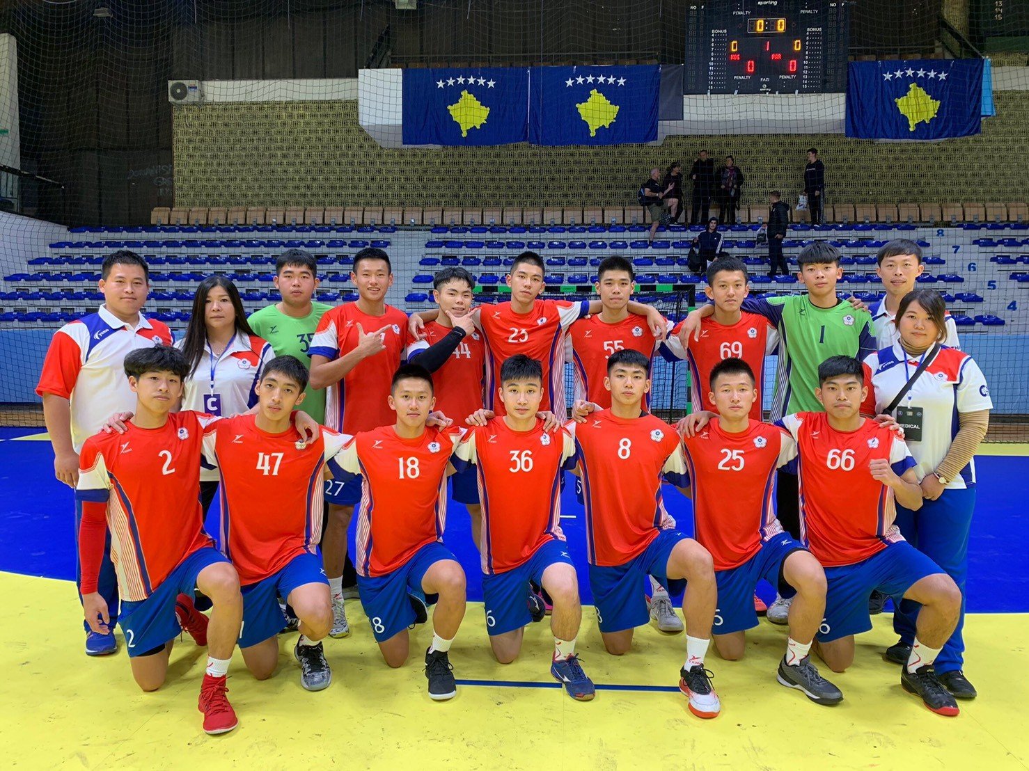 Taiwan Handball Representatives Participate in the 2019 Kosovo Intercontinental Challenge 台灣手球代表參加 2019科索沃洲際挑戰賽