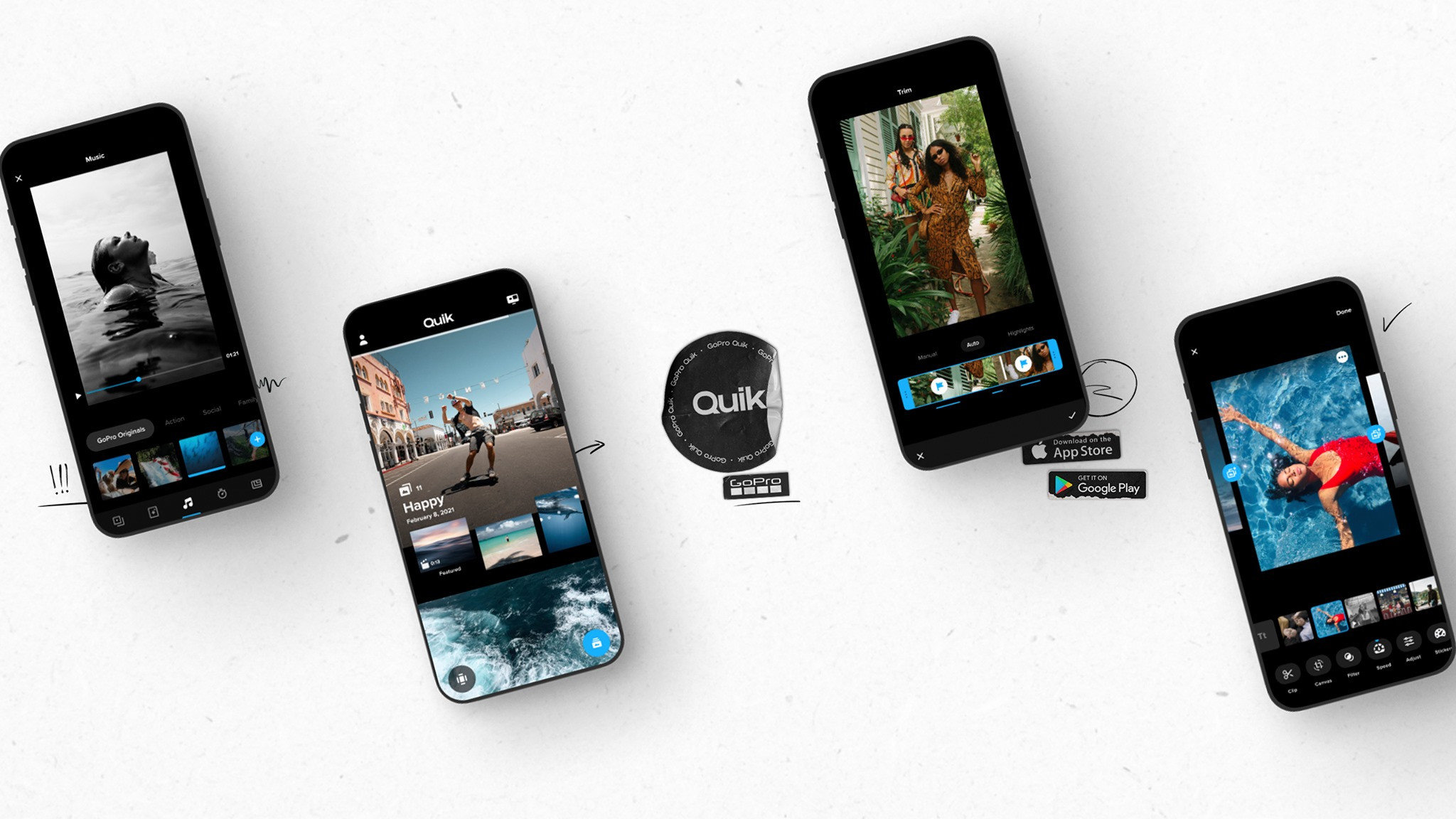 GoPro 新APP「Quik」更新版上線 GoPro 新APP「Quik」更新版上線